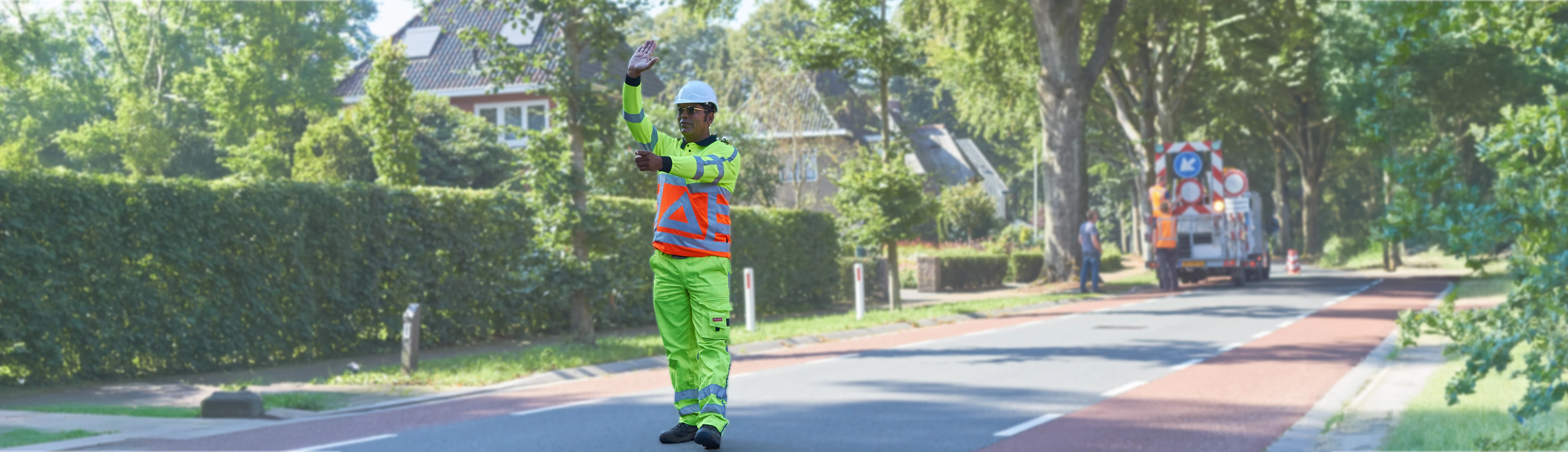Verkeersregelaars inhuren via Triangle intérim