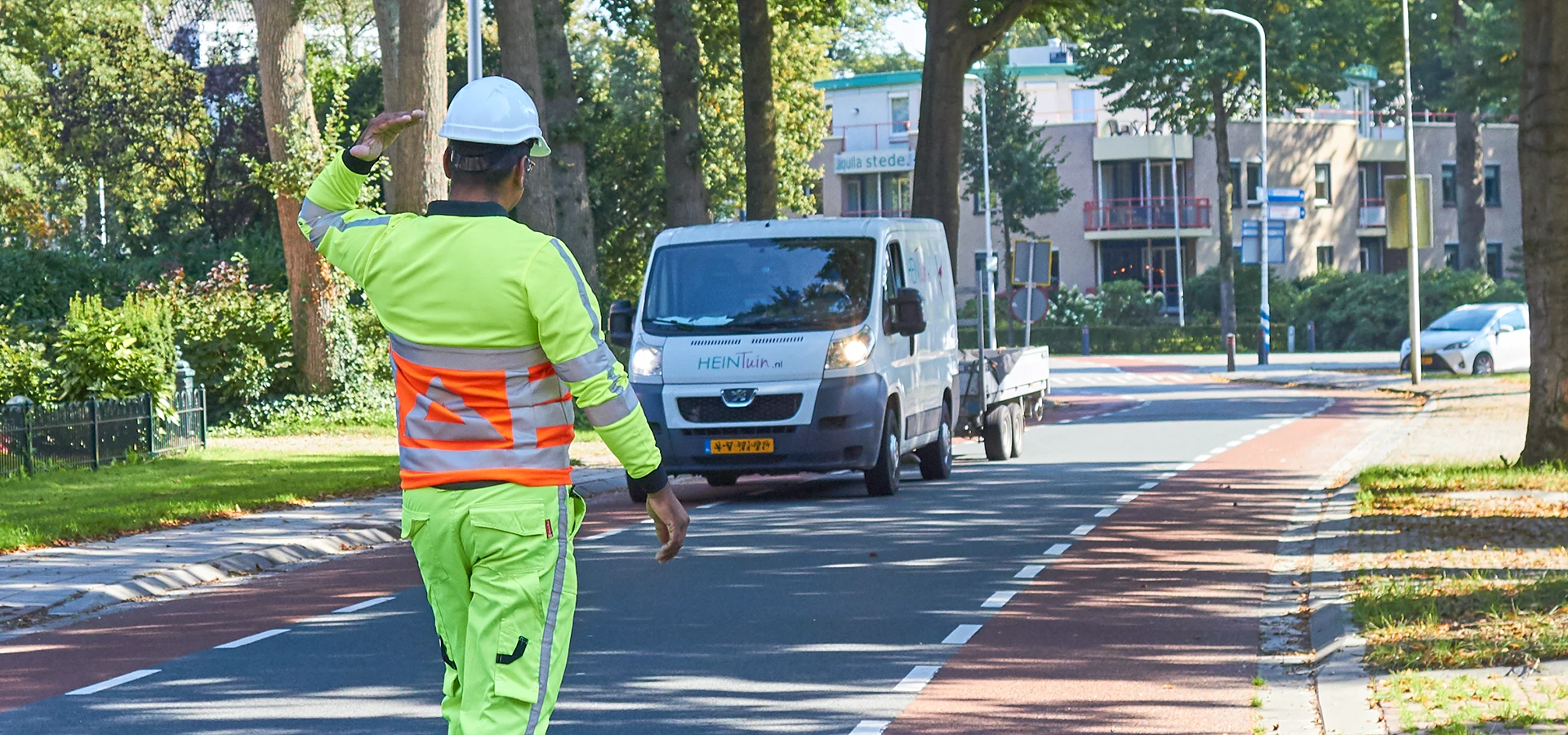 Verkeersregelklus via Triangle Intérim