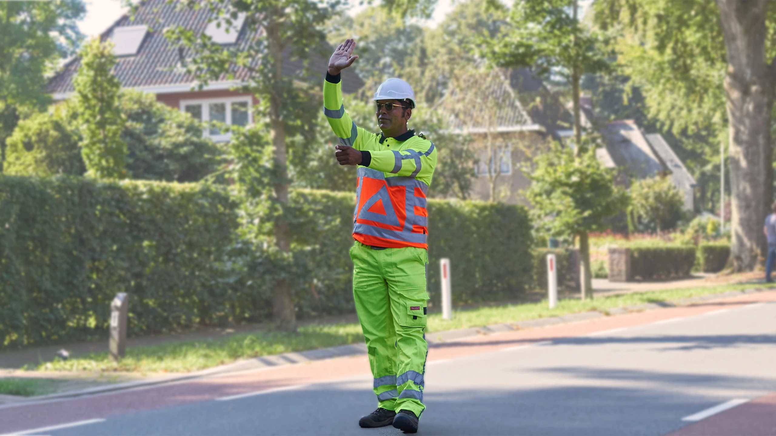 Verkeersregelaar inhuren via Triangle Intérim